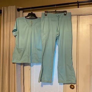 Baby blue scrub set KD 110 by BARCO